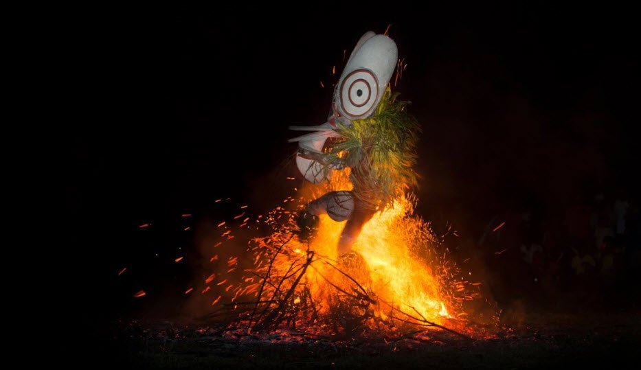 Baining Fire Dance, East New Britain, Papua New Guinea